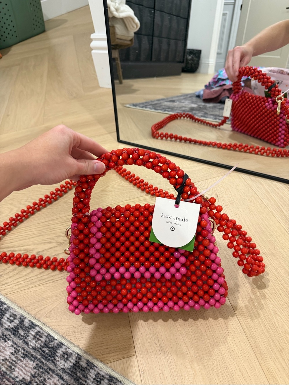 Kate Spade x Target Beaded Crossbody NWT ❤️🩷‼️